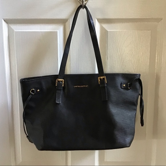 Cynthia Rowley Black Handbag 12” x 10” - Picture 1 of 5